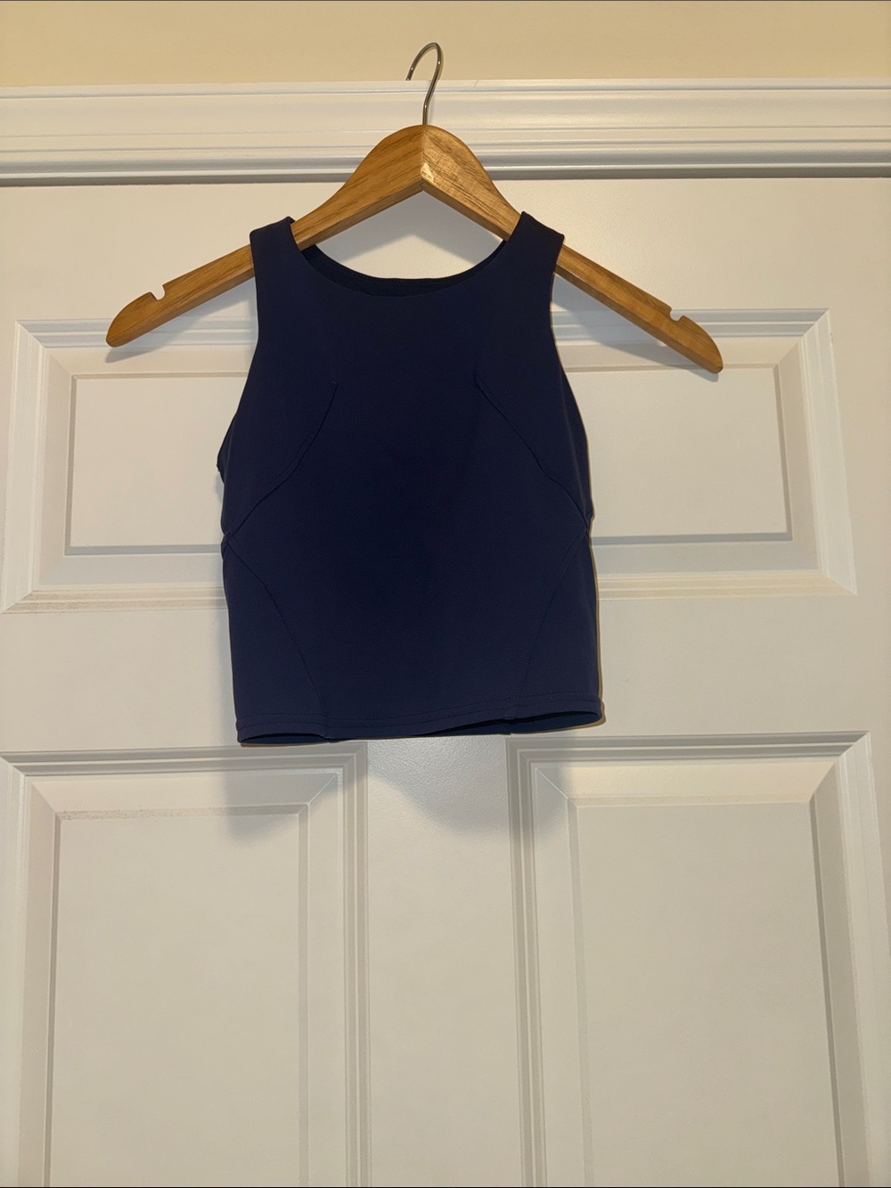 lululemon athletica Navy Cropped High-Neck Tank
